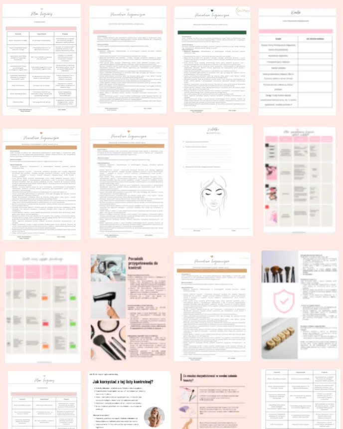 Przegląd dokumentacji sanitarno-higienicznej takich jak procedury, checklisty karty analiz i kontroli